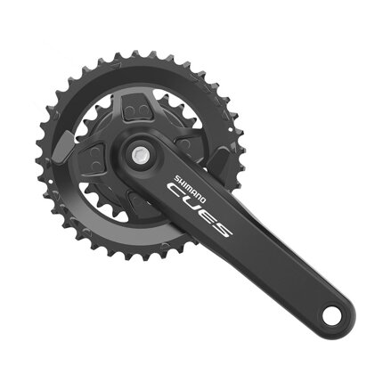 Queues centrales SHIMANO FC-U4010 175 mm 36/22z. 9/10/11-k. BOOST noir deux pièces sans roulements
