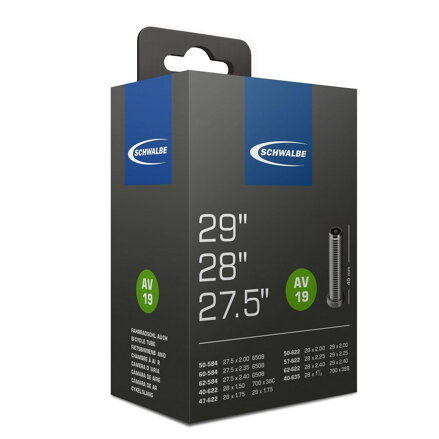 SCHWALBE Noyau AV19 27,5x2,00/2,35 29x1,75/2,40 AV 40mm (40/62-584/635) 220g