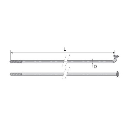 MACH1 Spike Inox Plus 2/258 OEM 10 pièces