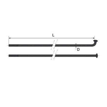 MACH1 Spice Inox Plus 2/258 noir OEM 10 pièces