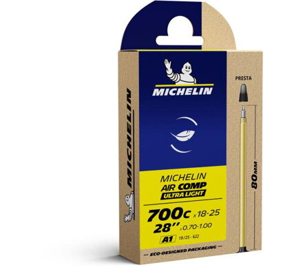MICHELIN Chambre à air  A1 AIRCOMP Ultra 18-25x622 FV 80mm