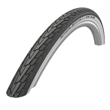 SCHWALBE Pneu ROAD CRUISER (47-406) 20x1.75 Active 50EPI K-Guard 545g Côté Blanc Vert