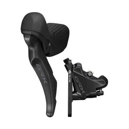 SHIMANO Double commande GRX ST-RX610L/BR-RX400 gauche pour 2x12-k. mécanique. vitesse/frein hydraulique