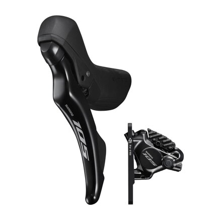 SHIMANO Double commande 105 ST-R7120/BR-R7170 gauche 2x11-k. mécanique. vitesse/frein hydraulique