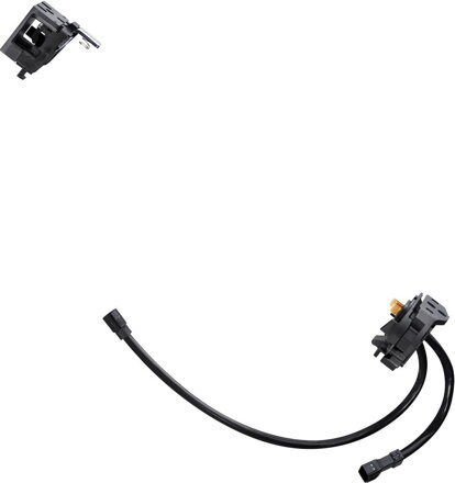SHIMANO Support BM-E8030 pour lampes de poche STEPS BT-E8035/E8036 sur cadre sans verrou avec câble 400mm noir