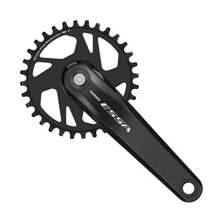 SHIMANO Centre ESSA FC-U2000 175mm 32z. 7/8-k. noir sur un carré sans repères