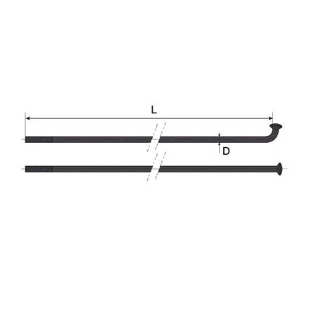 MACH1 Spice Inox Plus 2/296 noir OEM 10 pièces
