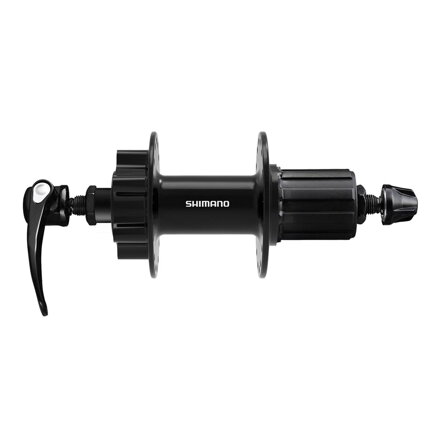 Moyeu arrière SHIMANO FH-QB400 36d. R.U. 8/9/10-k. noir 6 trous. bobine