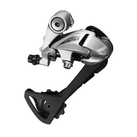 Dérailleur SHIMANO Alivio RD-T4000, 9 roues, sangle super longue argent.
