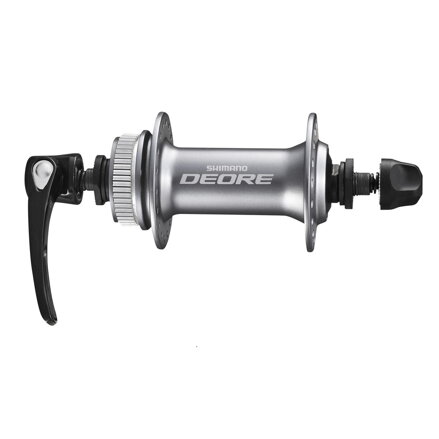 Moyeu avant SHIMANO Deore HB-M595 32d. R.U. argent. Verrouillage central