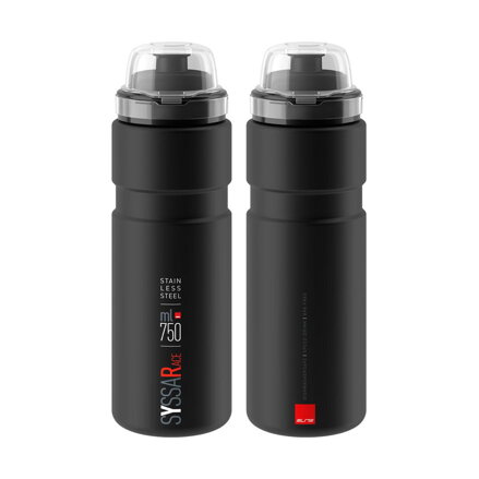 Bidon ELITE SYSSA RACE 750 noir mat