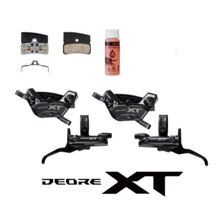 SHIMANO Upgrade Kit brzdy M8220 predná/zadná