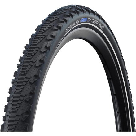 SCHWALBE Pneu CX COMP (35-622) 28x1,35 700x35C Active 50EPI K-Guard 480g Noir reflex SCHWALBE Pneu CX COMP (35-622) 28x1,35 700x35C Active 50EPI K-Guard 480g Noir reflex