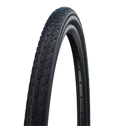 SCHWALBE Pneu ROAD CRUISER (32-622) 28x1,25 700x32C Active 50EPI K-Guard 550g Noir Vert SCHWALBE Pneu ROAD CRUISER (32-622) 28x1,25 700x32C Active 50EPI K-Guard 550g Noir Vert