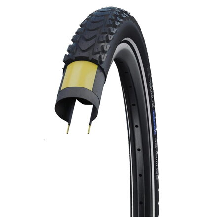 SCHWALBE Pneu MARATHON MONDIAL (50-559) 26x2.00 Evolution 67EPI V-Guard 740g Noir reflex SCHWALBE Pneu MARATHON MONDIAL (50-559) 26x2.00 Evolution 67EPI V-Guard 740g Noir reflex