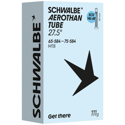SCHWALBE Duša SCV14L-AE (65/75-584) 27.5x2.60–3.00 SCV 40mm Aerothan 125g
