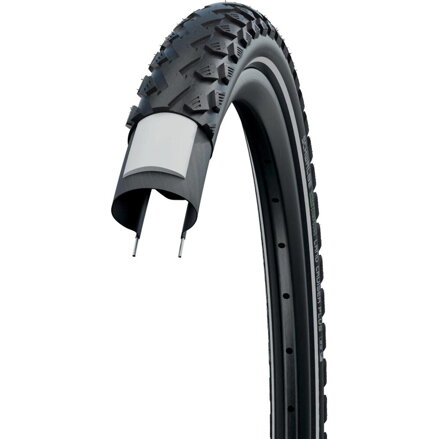 SCHWALBE Plášť LAND CRUISER PLUS 24x2.00 (50-507) 50EPI 850g TwinSkin PunctureGuard Green reflex