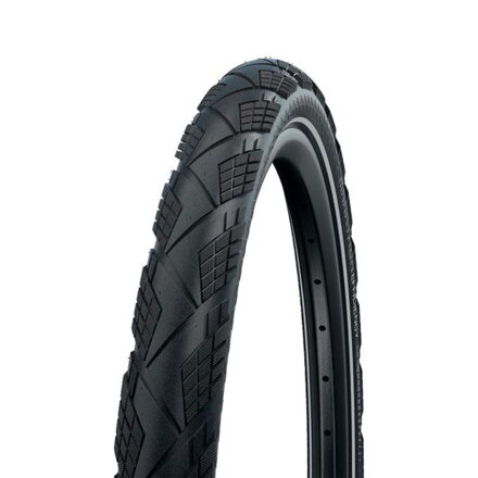 SCHWALBE Pneu MARATHON EFFICIENCY (40-622) 28x1,50 700x38C Evolution 67EPI V-Guard 530g Noir reflex Race