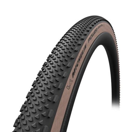 Pneu MICHELIN POWER GRAVEL TLR 700x47C (47-622) TLR 30x120TPI 600g marron