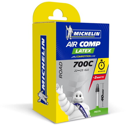 MICHELIN Duša A1 LATEX 700x22/23C (22/23-622) FV 42mm 79g