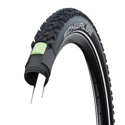 SCHWALBE Plášť SMART SAM PLUS 20x2.35 (60-406) 67EPI 760g Perf GreenGuard DD Addix reflex