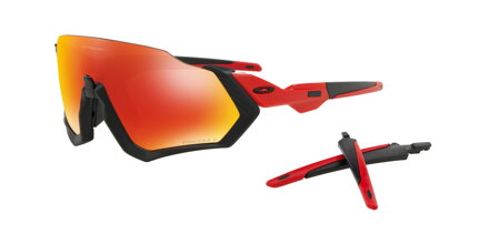 Lunettes OAKLEY Flight Jacket MtBlk/Rdlne