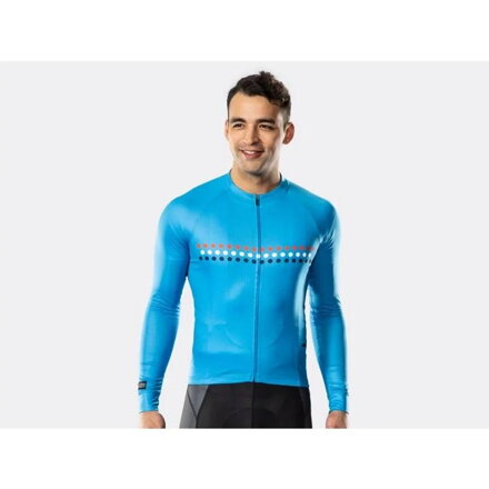 Maillot Bontrager Circuit manches longues bleu