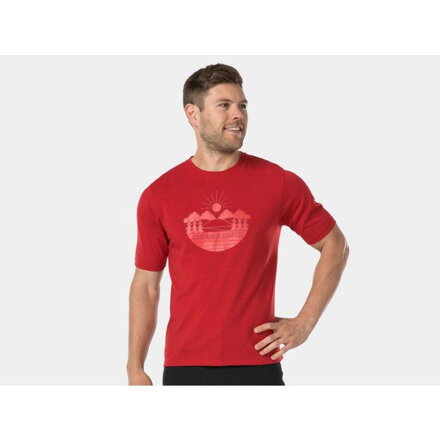 T-shirt Bontrager Evoke Tech rouge