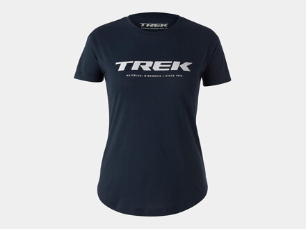 Bontrager T-shirt femme Trek Origin Logo bleu 2022