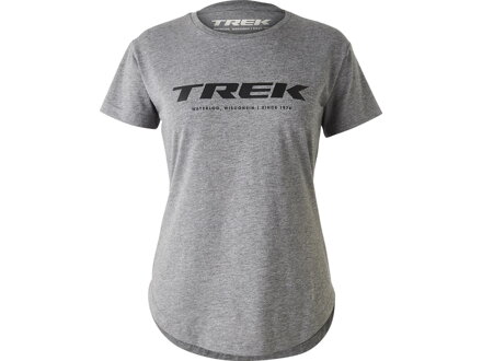 Bontrager T-shirt femme Trek Origin Logo gris 2022