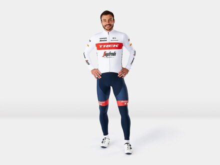 Pantalon long Bontrager Santini Trek Segafredo avec doublure bleu