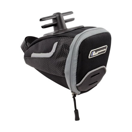 Sacoche de selle SQUARE QR renforcée noir/gris