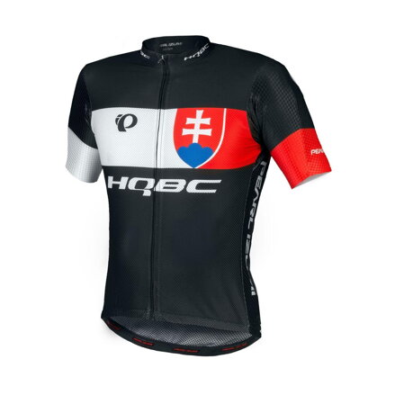 QPI SK TEAM maillot manches courtes noir/rouge