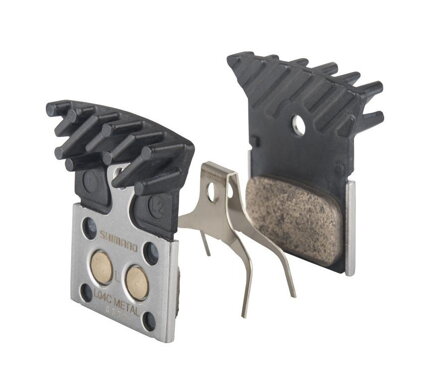Plaquettes de frein. métal avec refroidisseur L04C DURA ACE/ULTEGRA/105/GRX/SHIMANO