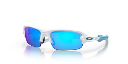 Lunettes Oakley Flak XXS blanc poli/saphir Prizm