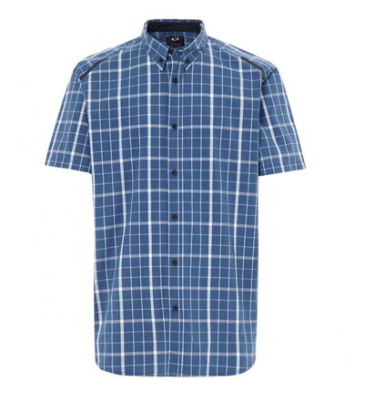 OAKLEY Chemise LOCAL SS PLAID bleu L