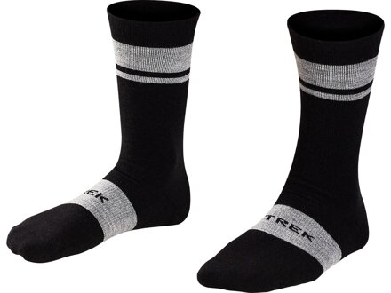 Chaussettes Bontrager Trek Race Crew Cushioned Merino Wool noir