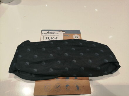 Tour de cou REPREVE noir/pois gris