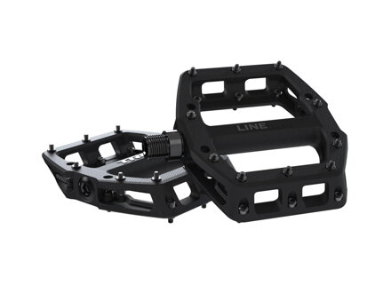 Pédales Bontrager Line Elite Flat noir