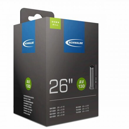 Chambre à air AV13D 26x2.10/3.00 40mm (54/75-559) 290g DH