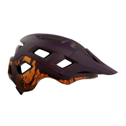 Casque COYOTE violet mat/orange