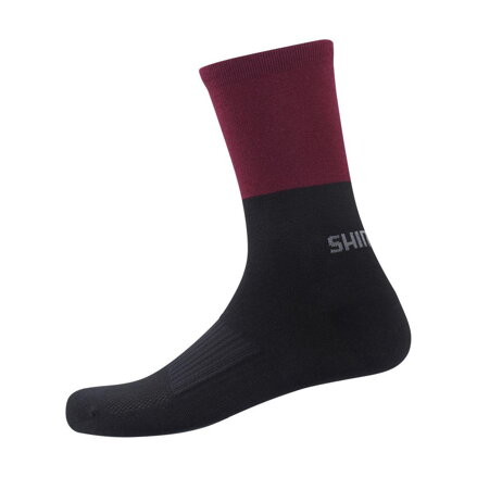 Chaussettes ORIGINAL WOOL TALL noir/rouge
