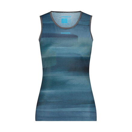 T-shirt femme VERTEX PRIMA SL BASE LAYER IMPRIMÉ vert aurore