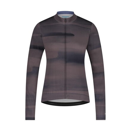 Maillot femme KAEDE PRINTED LONG aurora violet