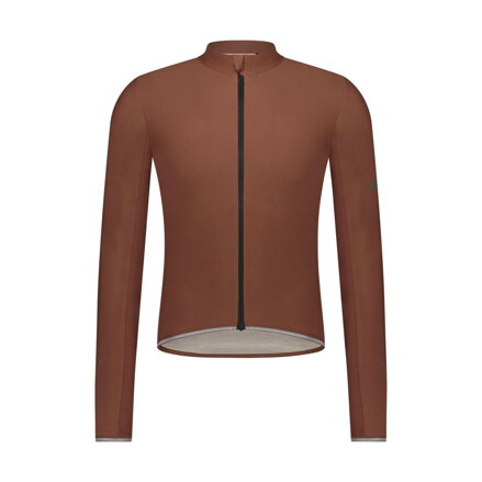 Maillot EVOLVE MERINO LONG marron