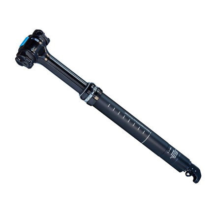 DECOUVREZ la tige de selle télescopique avec intérieur. guide course 70mm, levier pour guidon route