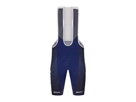 Trek Pants Santini Factory Racing Salopette Team Replica pour hommes Bleu