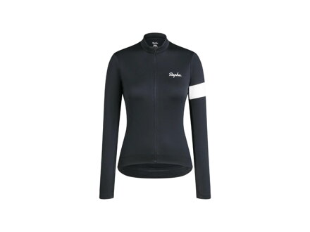Maillot cycliste thermique femme Rapha Core manches longues noir