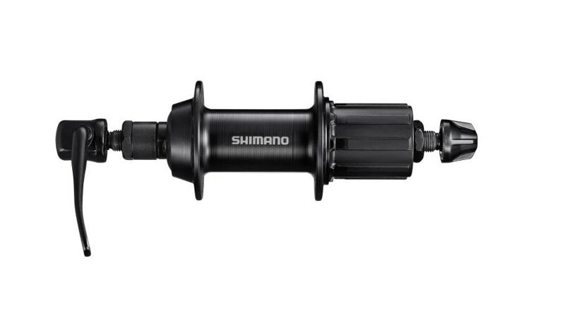 Moyeu arrière SHIMANO FH-TY500 36d. 7-k. noir sur r.u.