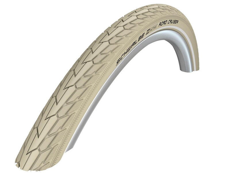 SCHWALBE Pneu ROAD CRUISER (42-622) 28x1.60 700x40C Active 50EPI K-Guard 705g Beige reflex SCHWALBE Pneu ROAD CRUISER (42-622) 28x1.60 700x40C Active 50EPI K-Guard 705g Beige reflex